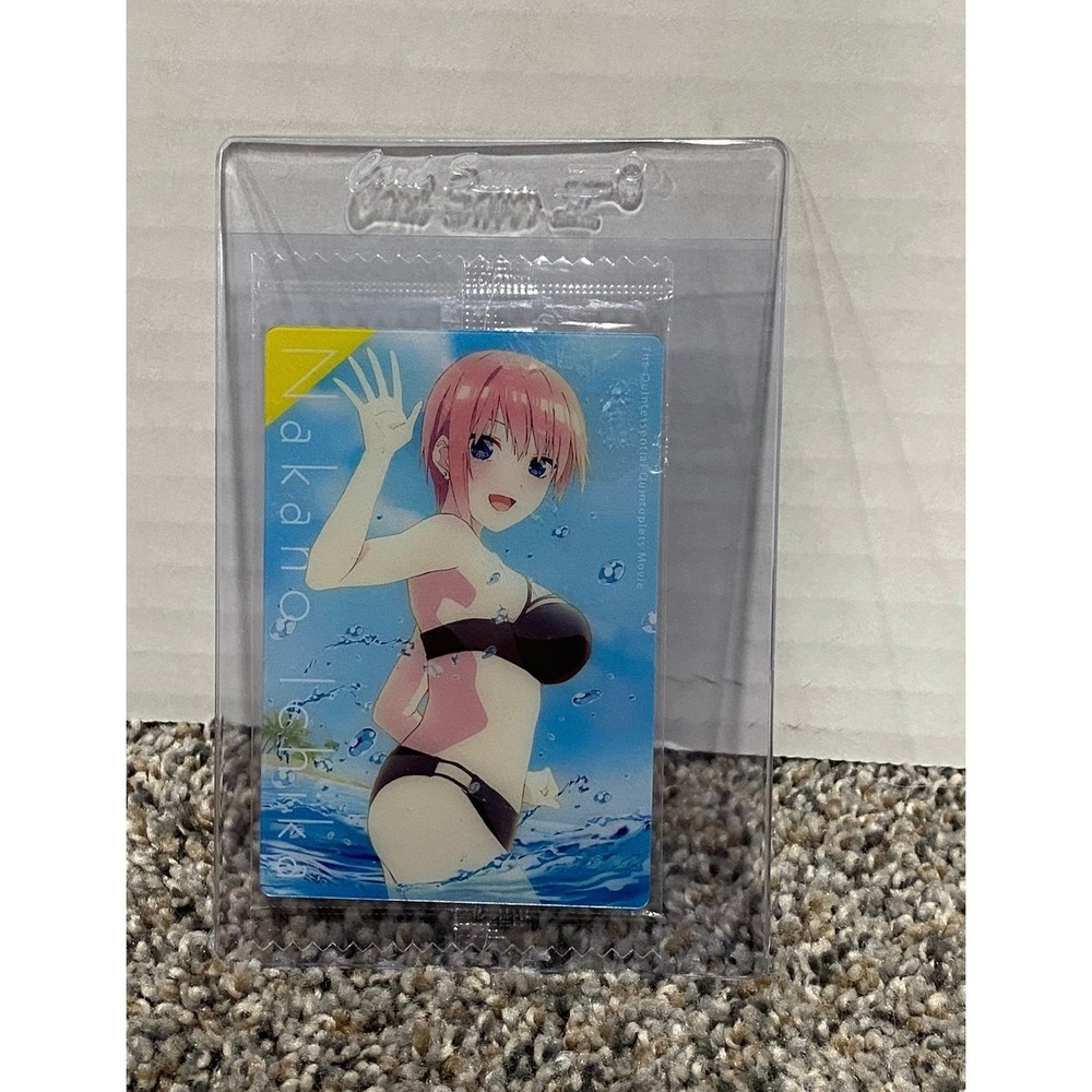 Bandai The Quintessential Quintuplets Movie Ichika Nakano Wafer Card 06 Bikini